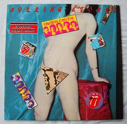 ROLLING STONES-UNDERCOVER-LP-SPECIAL UK IMPORT ISSUE-WITH COVER POSTER-EXCELLENT CONDITION