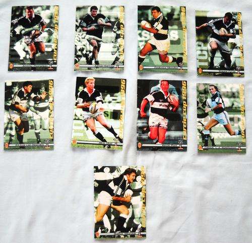 9 x NATAL-CURRIE CUP-1996-SPORTS DECK CARDS-RUGBY-EXCELLENT CONDITION