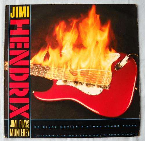 LP-JIMI HENDRIX-JIMI PLAYS MONTEREY-ORIGINAL MOTION PICTURE SOUNDTRACK RECORDING-EXCELLENT CONDITION