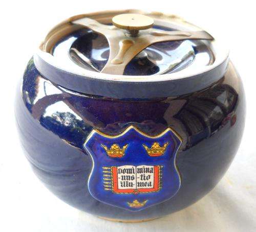 CARTONWARE TOBACCO JAR / HUMIDOR-EARLY 1900's-EXCELLENT CONDITION