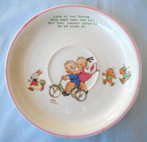 SHELLEY CHILDS BOO BOO SAUCER-MABEL LUCIE ATTWELL-EXCELLENT CONDITION