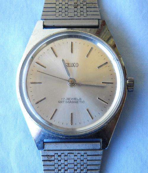 MENS WATCH-SEIKO-ANTI MAGNETIC-STAINLESS STEEL-OVERWOUND-COSMETICALLY EXCELLENT