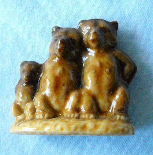WADE NURSERY RHYME WHIMSIES-3 BEARS-1972 ISSUE-EXCELLENT CONDITION