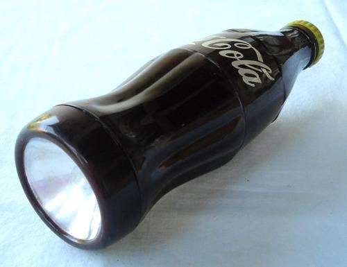 COCA COLA-BOTTLE TORCH / FLASHLIGHT-VERY GOOD CONDITION