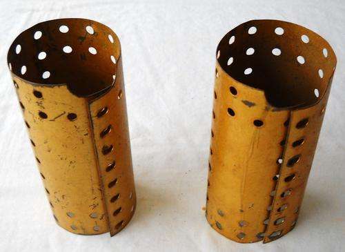 MECCANO-2 X BOILERS-OPEN-GOLD-VERY GOOD CONDITION