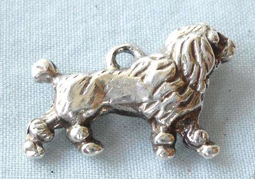 STERLING SILVER DOG CHARM-ST CHARLES SPANIEL-VINTAGE- 925-LOVELY DETAIL