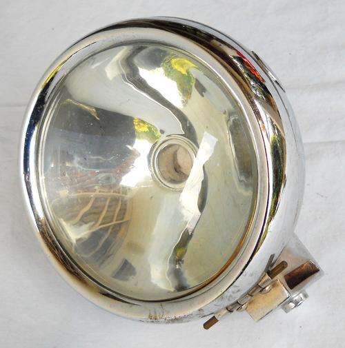 S SMITH & SONS-HINGED HEAD LIGHT-CHROMED-C1930-50s-CHEV / FORD-VERY GOOD CONDITION