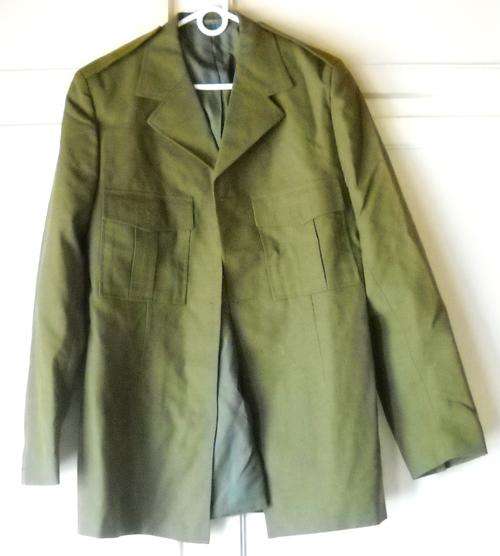 SOUTH AFRICA DEFENCE FORCE-STEP OUT JACKET / TUNIC-MEDIUM SIZE 97-1980-EXCELLENT UNUSED CONDITION