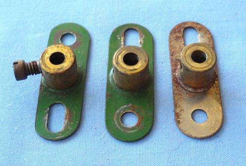 MECCANO-3 X DOUBLE ARM CRANKS- #62b-VERY GOOD CONDITION