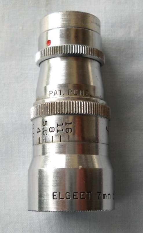 ELGEET-7 MM / f:2.5 WIDE ANGLE CAMERA LENS-VERY GOOD CONDITION-FOR CINE CAMERAS