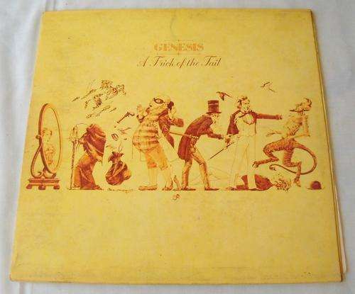 GENESIS-LP-A TRICK OF THE TAIL-WITH LYRICS-GATEFOLD COVER-EXCELLENT VINYL