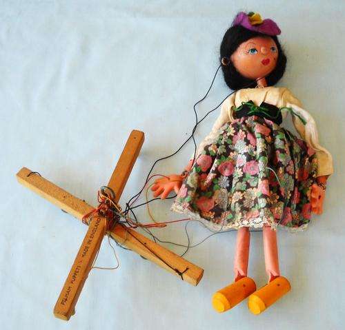 1970's-PELHAM PUPPET-MITZI-SUPER CONDITION