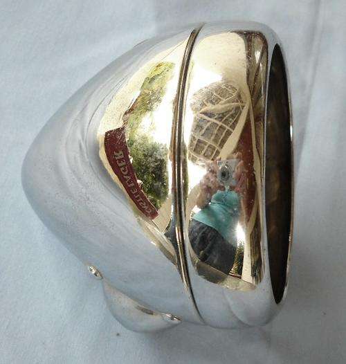 LUCAS-KING OF ROAD-VEHICLE SIDE LIGHT/BIKE HEADLIGHT-CHROMED-C1930-50s-CHEV/FORD-VERY GOOD CONDITION