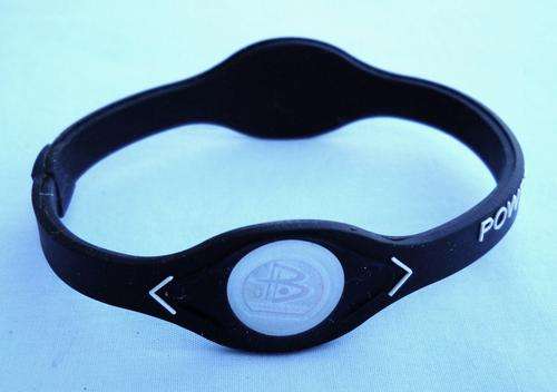 Power Balance SILICON Wrist Bracelet BLACK Medium BRAND NEW IN BOX  FREE SHIPPING