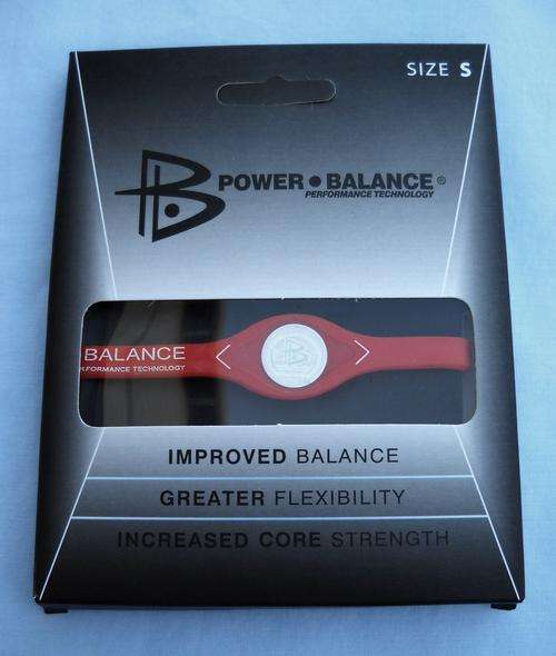 Power Balance SILICON Wrist Bracelet RED Small- BRAND NEW IN BOX  FREE SHIPPING