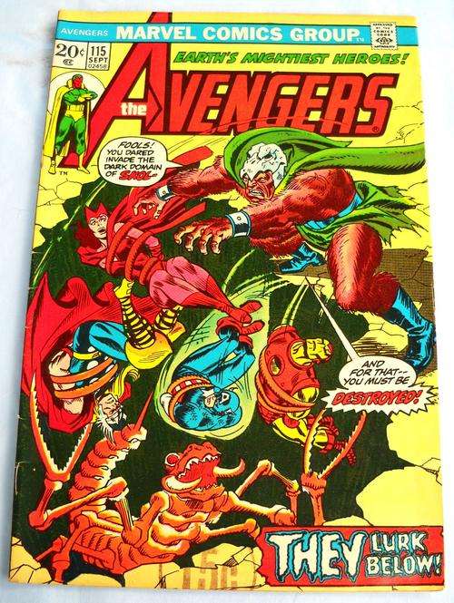 THE AVENGERS-MARVEL COMICS-1973-#115-VG/FN 5.0