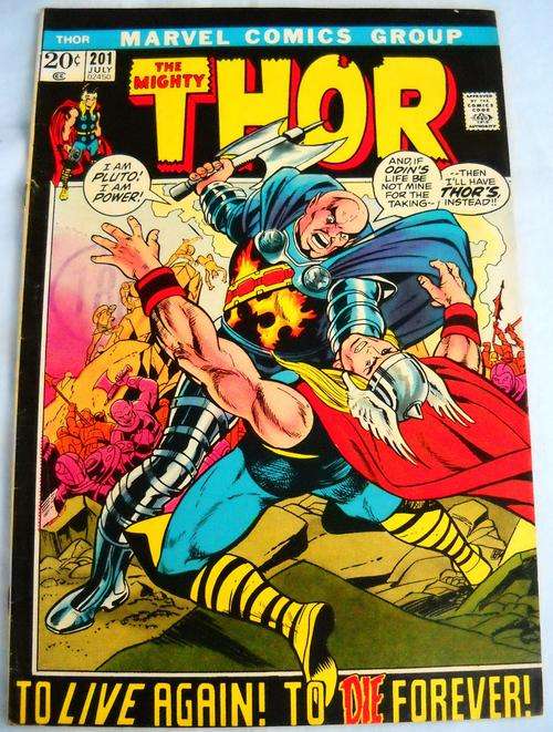 THE MIGHTY THOR-#201-1972-MARVEL COMICS-FN 6.5