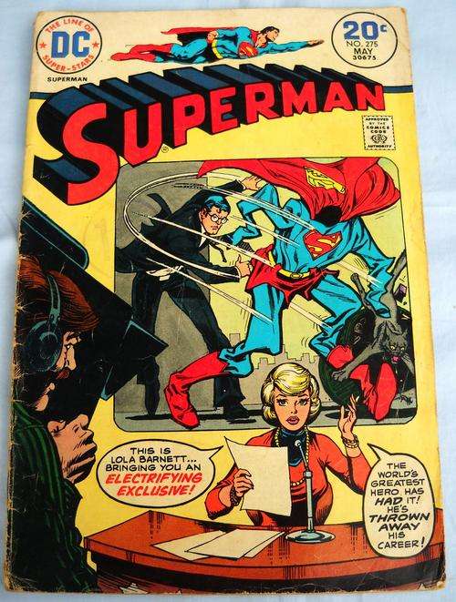 DC COMICS-SUPERMAN-#275-GD/VG 3-1974