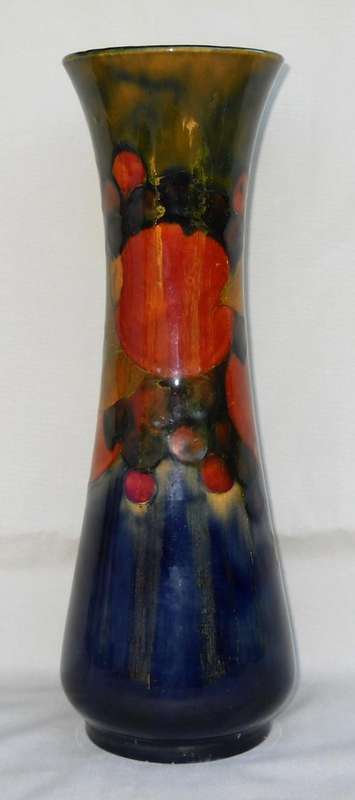 MOORCROFT-32 cm VASE-POMEGRANATE-SIGNED-EXCELLENT CONDITION
