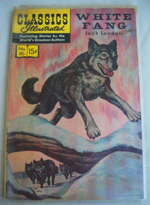 WHITE FANG-1967-CLASSIC ILLUSTRATED-#80-VG+ 4.5