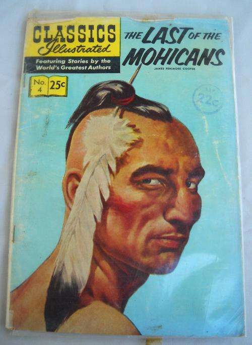 1969-CLASSIC ILLUSTRATED-THE LAST OF THE MOHICANS-#4-VG+ 4.5