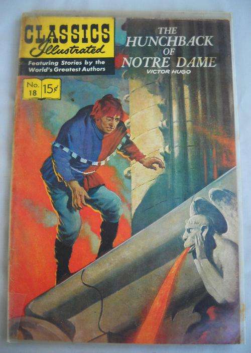 1964-THE HUNCHBACK OF NOTRE DAME-CLASSIC ILLUSTRATED-#18-VG 4.0