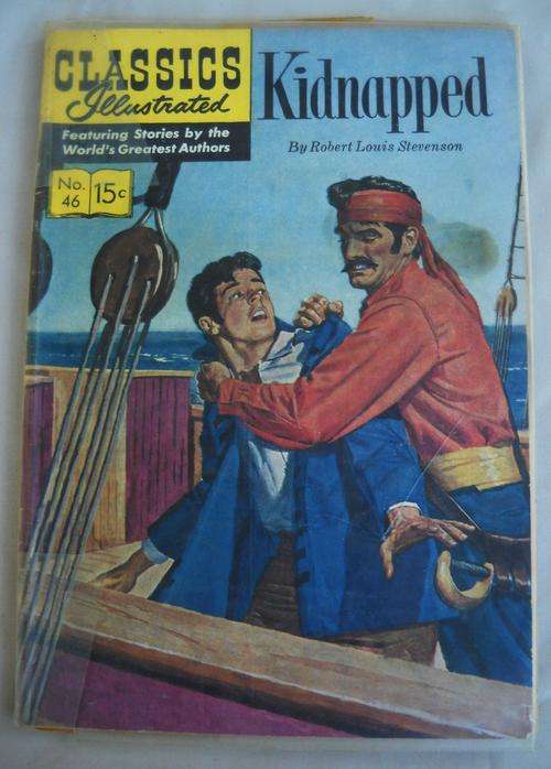 KIDNAPPED-CLASSIC ILLUSTRATED-#46-VG+ 4.5