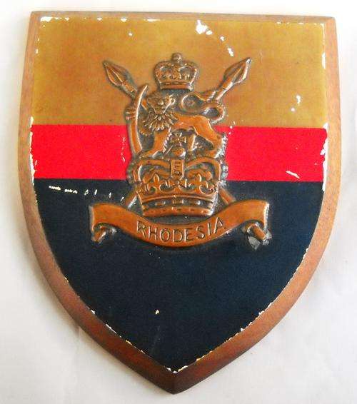 RHODESIA-WALL PLAQUE-VERY GOOD