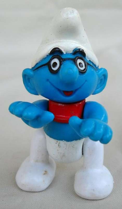 SMURF- FLYING SMURF-PEYO-Schlumpf-EXCELLENT CONDITION ISSUED WITH KINDER EGGS