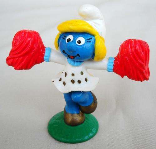 SMURF -MaC DONALD'S CHEER LEADER SMURFETTE-PEYO-Schlumpf-EXCELLENT CONDITION