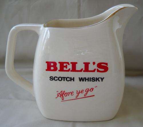 WADE Bell's Scotch Whisky "Afore Ye Go" Water Jug-EXCELLENT CONDITION