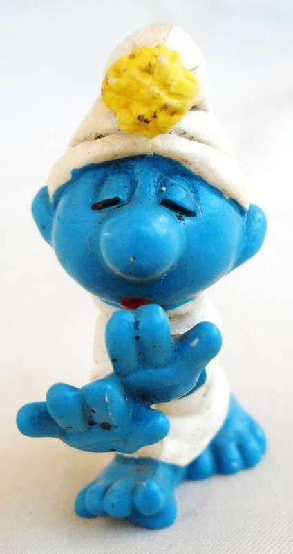 SMURF-SLEEPWALKER-W. GERMANY-PEYO-EXCELLENT CONDITION