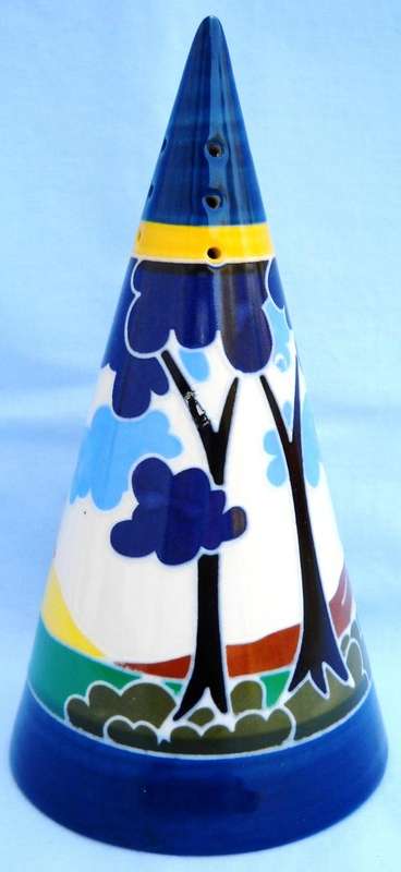 SUGAR SHAKER / SIFTER-MOORLAND-BRADWELL-CLARICE CLIFF Style-EXCELLENT CONDITION