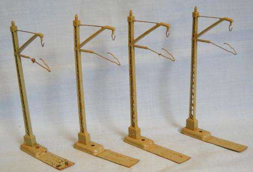 MARKLIN-HO-4 x CATENARY MASTS-EXCELLENT CONDITION