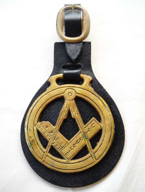 MASONIC-HORSE BRASS-EXCELLENT CONDITION-A RARE FIND