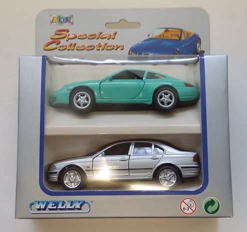 WELLY - Special Collection (Double)  - Porche and BMW 3 Series - 1/36
