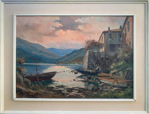 Ercole Magrotti - incredible lake scene!