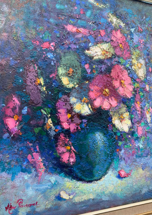 Mike Parsons - Magnificent Bold Floral! 75x50 BEAUTY!