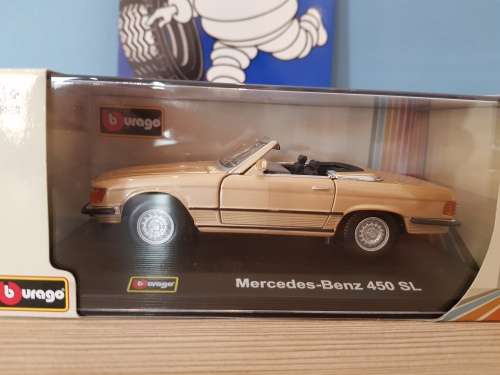 Burago Street classic Mercedes Benz 450 SL
