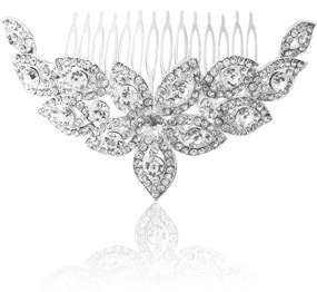 Bridal Crystal Hair Comb - Wedding Accessories (Free Delivery)