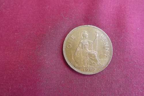 Great Britain one penny 1922 in VF condition