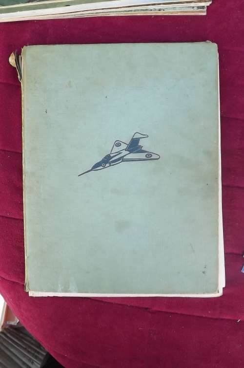 Book- Eagle book of Aircraft by John WR Taylor 1954.Old book with lot of newspapper clippings