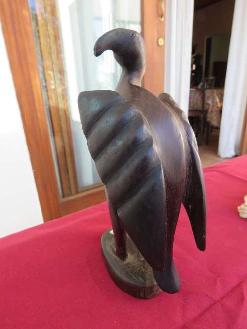 Wooden carved eagle.Height 20cm.Good condition