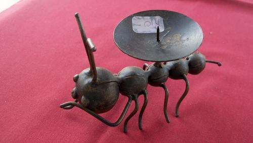 Lady bird candle holder