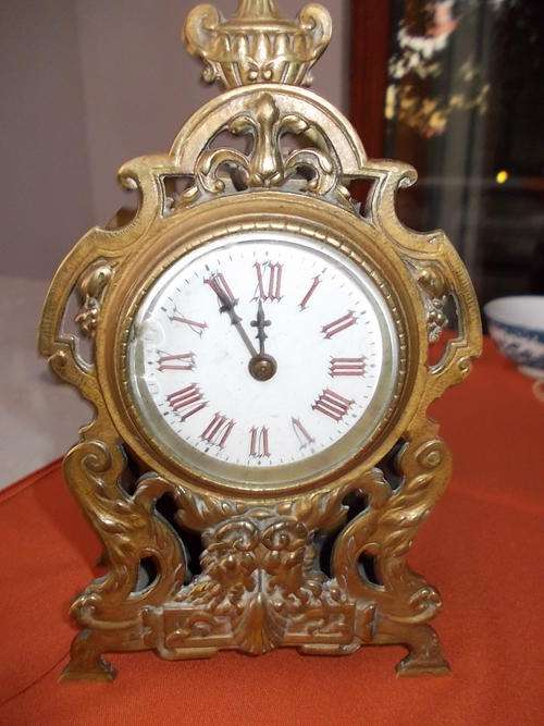 Brass Clock - wind-up - not working