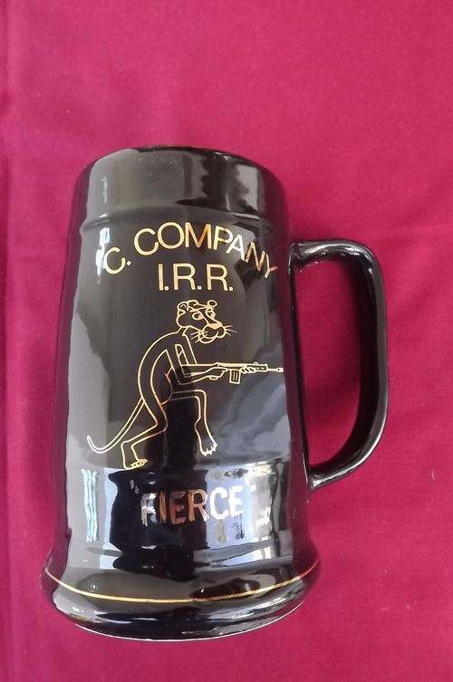 Beermug  C Company IRR - Made by Norbel Potteries Salisbury