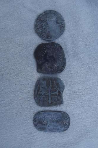 Set of 4 Tokens as per scan