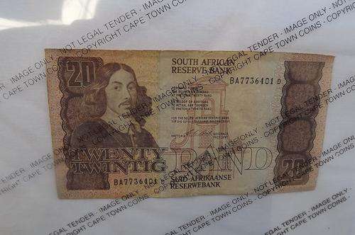 South African R20 note - signed Stals