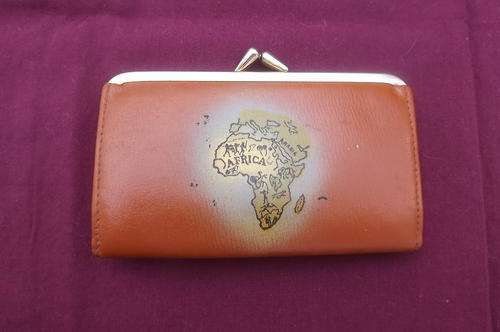 Genuine Leather Africa Purse