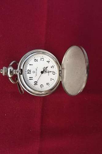 Initial Quartz Pocket Watch - working